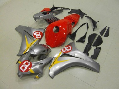 Honda CBR 1000 RR 2008-2011 Verkleidungen - Silber Rot 8 Verkauf