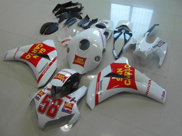 Honda CBR 1000 RR 2008-2011 Verkleidungen - Weiß San Carlo Verkauf Honda CBR 1000 RR 2008-2011 Verkleidungen - Weiß San Carlo Verkauf