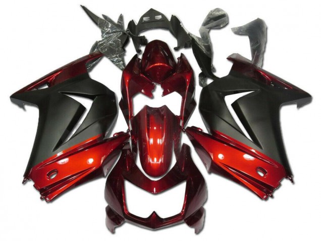 Kawasaki EX250 2008-2012 Verkleidungen - Rot Grau Verkauf Kawasaki EX250 2008-2012 Verkleidungen - Rot Grau Verkauf