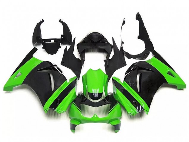 Kawasaki EX250 2008-2012 Verkleidungen - Grün Schwarz Verkauf Kawasaki EX250 2008-2012 Verkleidungen - Grün Schwarz Verkauf