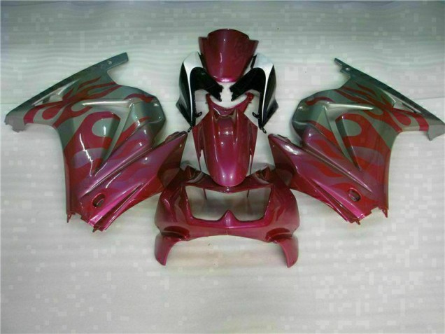 Kawasaki EX250 2008-2012 Verkleidungen - Lila Rot Verkauf Kawasaki EX250 2008-2012 Verkleidungen - Lila Rot Verkauf