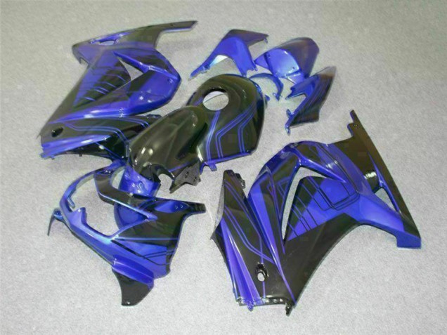 Kawasaki EX250 2008-2012 Verkleidung - Schwarz Blau Verkauf Kawasaki EX250 2008-2012 Verkleidung - Schwarz Blau Verkauf