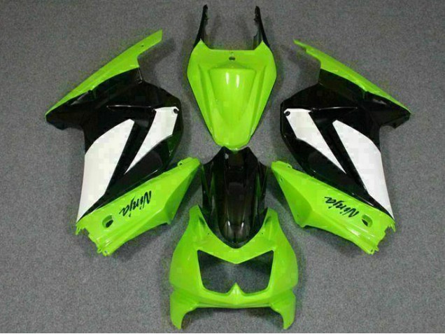 Kawasaki EX250 2008-2012 Verkleidungen - Grün Schwarzer Ninja Verkauf