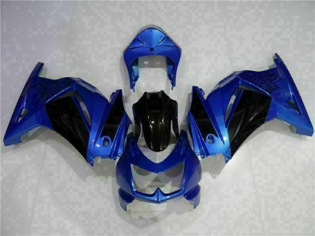 Kawasaki EX250 2008-2012 Verkleidungen - Blau Schwarz Verkauf Kawasaki EX250 2008-2012 Verkleidungen - Blau Schwarz Verkauf