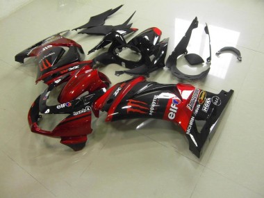 Kawasaki ZX 250R 2008-2012 Verkleidungen - Candy Rot Monster Verkauf