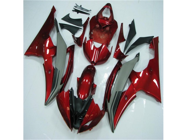 Yamaha R6 2008-2016 Verkleidungen - Rot Grau Verkauf Yamaha R6 2008-2016 Verkleidungen - Rot Grau Verkauf