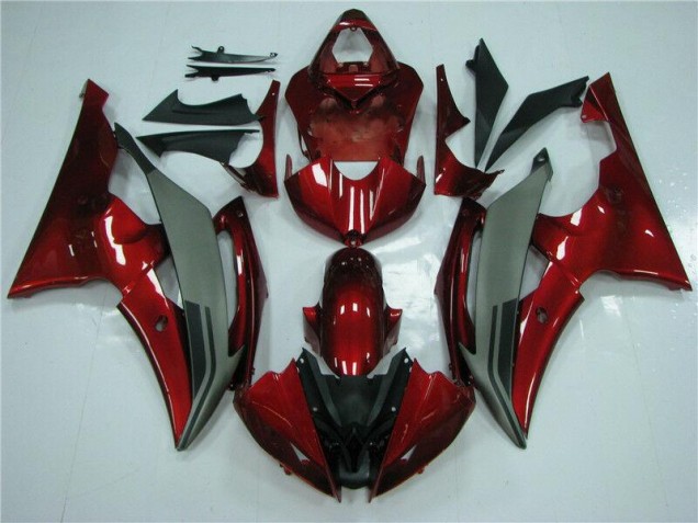 Yamaha R6 2008-2016 Verkleidungen - Rot Grau Verkauf Yamaha R6 2008-2016 Verkleidungen - Rot Grau Verkauf