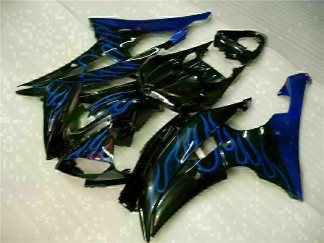 Yamaha R6 2008-2016 Verkleidungen - Blau Flamme Schwarz Verkauf Yamaha R6 2008-2016 Verkleidungen - Blau Flamme Schwarz Verkauf