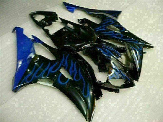 Yamaha R6 2008-2016 Verkleidungen - Blau Flamme Schwarz Verkauf Yamaha R6 2008-2016 Verkleidungen - Blau Flamme Schwarz Verkauf