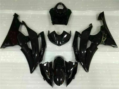 Yamaha R6 2008-2016 Verkleidungen - Glänzend Schwarz Verkauf
