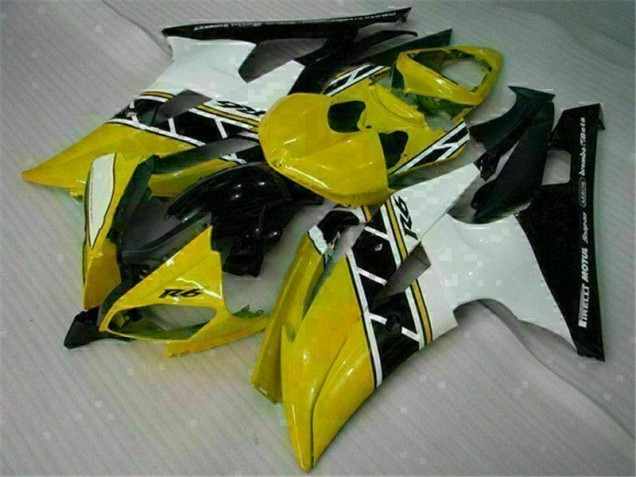 Yamaha R6 2008-2016 Verkleidungen - Gelb Weiß Verkauf