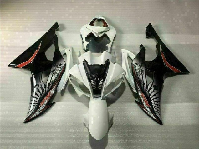 Yamaha R6 2008-2016 VollVerkleidungen & Plastik - Weiß Schwarz Verkauf Yamaha R6 2008-2016 VollVerkleidungen & Plastik - Weiß Schwarz Verkauf