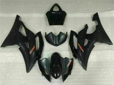 Yamaha R6 2008-2016 Verkleidungen Plastik Kits - Schwarz Verkauf