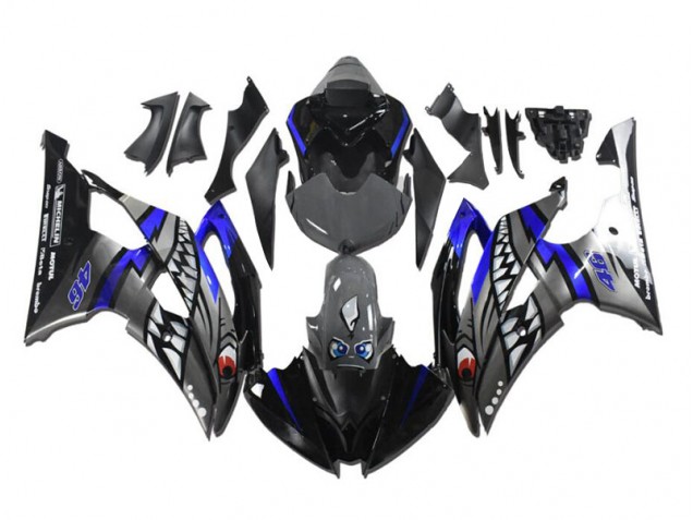 Yamaha R6 2008-2016 Verkleidungen - Grau Blau Hai Verkauf Yamaha R6 2008-2016 Verkleidungen - Grau Blau Hai Verkauf