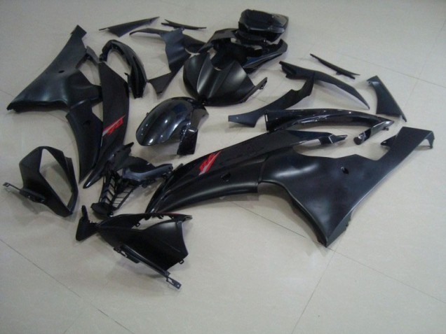 Yamaha R6 2008-2016 Verkleidungen - Matt Schwarz Glänzendes Schwarz Verkauf Yamaha R6 2008-2016 Verkleidungen - Matt Schwarz Glänzendes Schwarz Verkauf