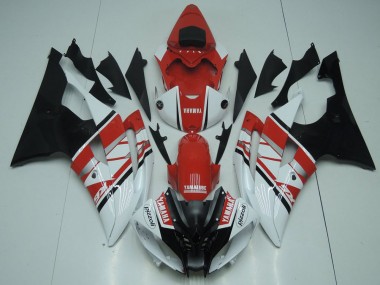 Yamaha R6 2008-2016 Vollverkleidung - Rot Weiß Schwarz Verkauf