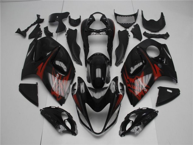 Suzuki GSXR 1300 Hayabusa 2008-2019 Verkleidungen Komplett Sets - Schwarz Rot Verkauf Suzuki GSXR 1300 Hayabusa 2008-2019 Verkleidungen Komplett Sets - Schwarz Rot Verkauf
