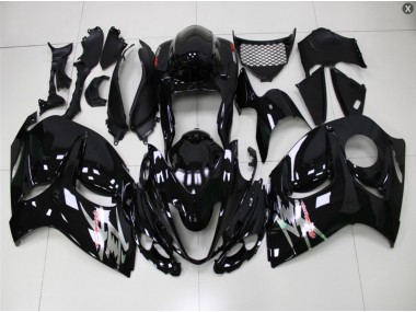 Suzuki GSXR 1300 Hayabusa 2008-2019 Verkleidungen - Glänzend Schwarz Verkauf