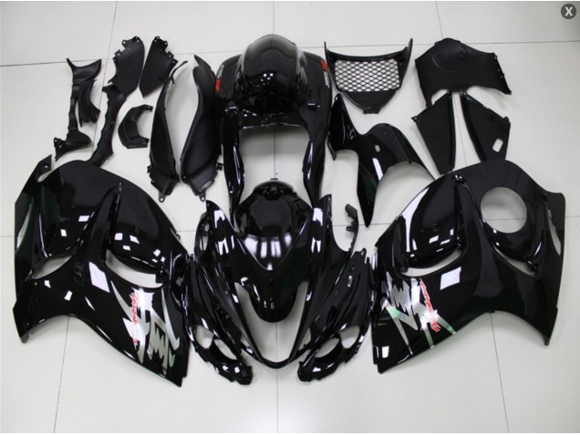 Suzuki GSXR 1300 Hayabusa 2008-2019 Verkleidungen - Glänzend Schwarz Verkauf