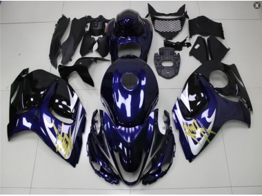 Suzuki GSXR 1300 Hayabusa 2008-2019 Verkleidungen - Blau Gold Verkauf