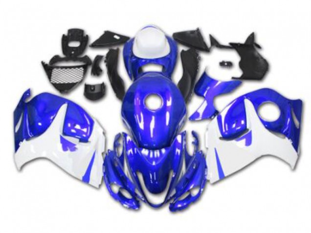 Suzuki GSXR 1300 Hayabusa 2008-2019 Verkleidungen - Blau Weiß Verkauf