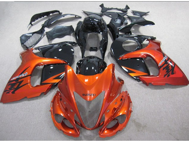 Suzuki GSXR 1300 Hayabusa 2008-2019 Verkleidungen - Orange Schwarz Verkauf