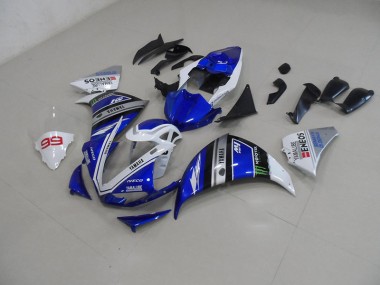 Yamaha R1 2009-2011 Vollverkleidung - Blau Weiß Verkauf