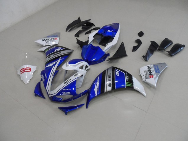 Yamaha R1 2009-2011 Vollverkleidung - Blau Weiß Verkauf