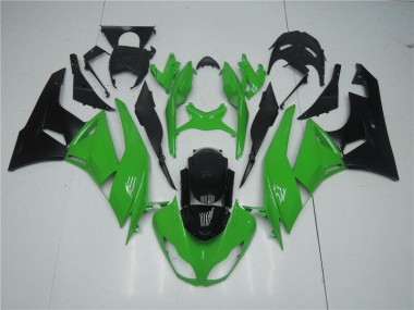 Kawasaki ZX6R 2009-2012 Vollverkleidung - Grün Schwarz Verkauf