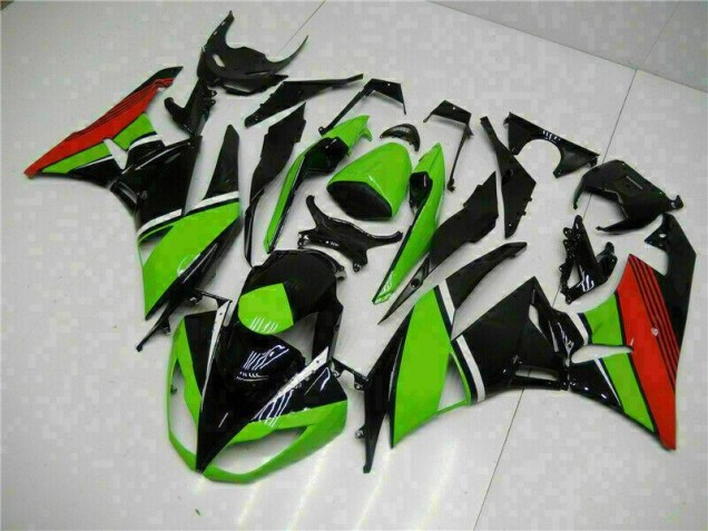 Kawasaki ZX6R 2009-2012 Verkleidungen - Schwarz Grün Rot Verkauf