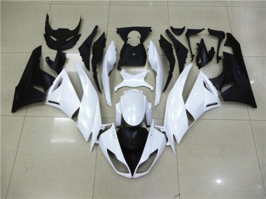 Kawasaki ZX6R 2009-2012 Verkleidungen - Weiß Verkauf