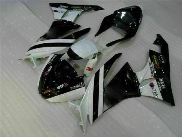 Kawasaki ZX6R 2009-2012 Verkleidung - Schwarz Weiß 3M Touch4 Verkauf