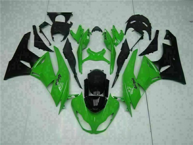 Kawasaki ZX6R 2009-2012 Verkleidungen & Plastik - Schwarz Grün Verkauf