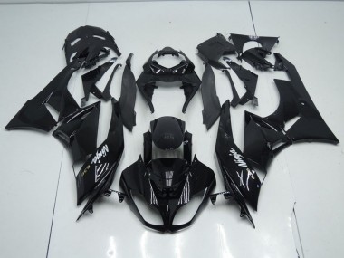 Kawasaki ZX6R 2009-2012 Verkleidungen - Schwarzer OEM Stil Verkauf