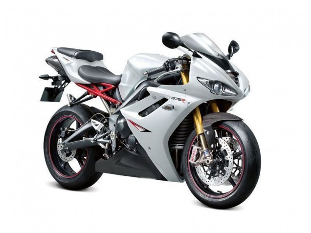 Triumph Daytona 675 Triple 2009-2012 Verkleidungen - Perl Weiß Schwarz Verkauf Triumph Daytona 675 Triple 2009-2012 Verkleidungen - Perl Weiß Schwarz Verkauf
