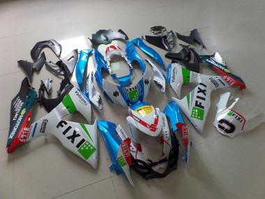 Suzuki GSXR 1000 K9 2009-2016 Verkleidungen - Hell blau Fixi Verkauf