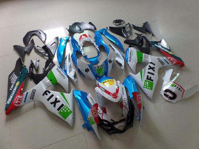 Suzuki GSXR 1000 K9 2009-2016 Verkleidungen - Hell blau Fixi Verkauf