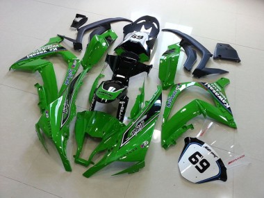 Kawasaki ZX10R 2011-2015 Verkleidungen - Grün Verkauf
