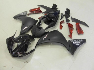 Yamaha R1 2012-2014 Vollverkleidung - Matt Schwarz Verkauf
