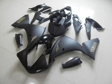 Yamaha R1 2012-2014 Verkleidungen - Matt Schwarz Gold Aufkleber Verkauf