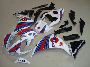 Yamaha R1 2012-2014 Verkleidungen - Weiß Schwarz Martini Verkauf