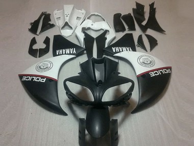 Yamaha R1 2012-2014 Verkleidungen - Matt Schwarz Weiß Verkauf