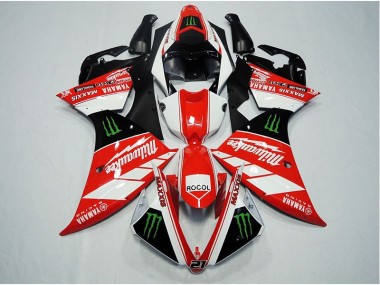 Yamaha R1 2012-2014 Verkleidungen - Rot Weiß Rocol Verkauf