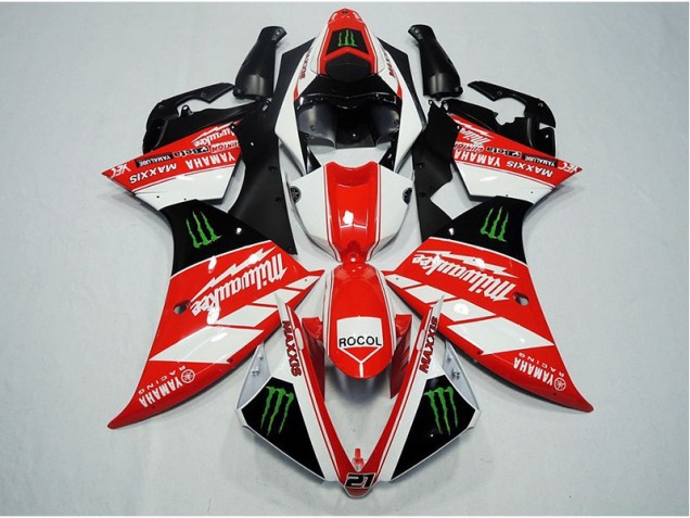Yamaha R1 2012-2014 Verkleidungen - Rot Weiß Rocol Verkauf Yamaha R1 2012-2014 Verkleidungen - Rot Weiß Rocol Verkauf