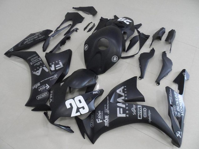 Honda CBR 1000 RR 2012-2016 Verkleidungen - Matt Schwarze graue Aufkleber 29 Verkauf Honda CBR 1000 RR 2012-2016 Verkleidungen - Matt Schwarze graue Aufkleber 29 Verkauf