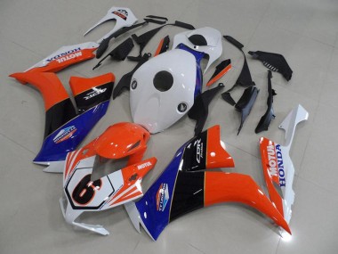 Honda CBR 1000 RR 2012-2016 Verkleidungen - Orange Weiß TT Legend Verkauf