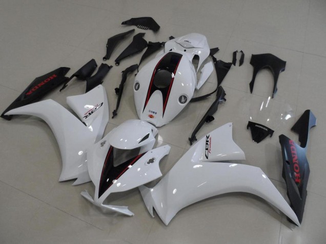 Honda CBR 1000 RR 2012-2016 Verkleidungen - Weiß Und Matt Schwarz OEM Stil Verkauf