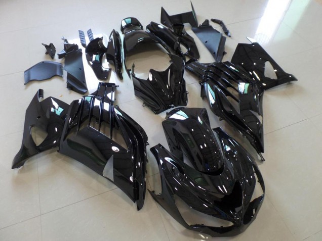 Kawasaki ZX14R ZZR 1400 2012-2021 Verkleidungen - Glänzend Schwarz Verkauf Kawasaki ZX14R ZZR 1400 2012-2021 Verkleidungen - Glänzend Schwarz Verkauf