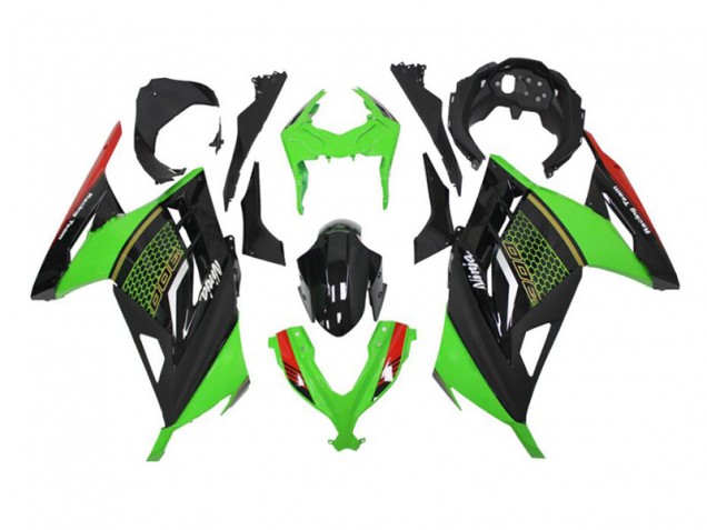 Kawasaki EX300 2013-2016 Verkleidungen - Grün Schwarz Verkauf