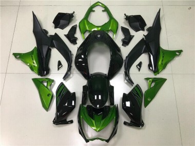 Kawasaki Z800 2013-2016 Verkleidung - Grün Schwarz Verkauf